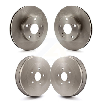 Front Rear Disc Brake Rotors Drums Kit For Toyota Tacoma With 5 Lug Wheels K8-102107