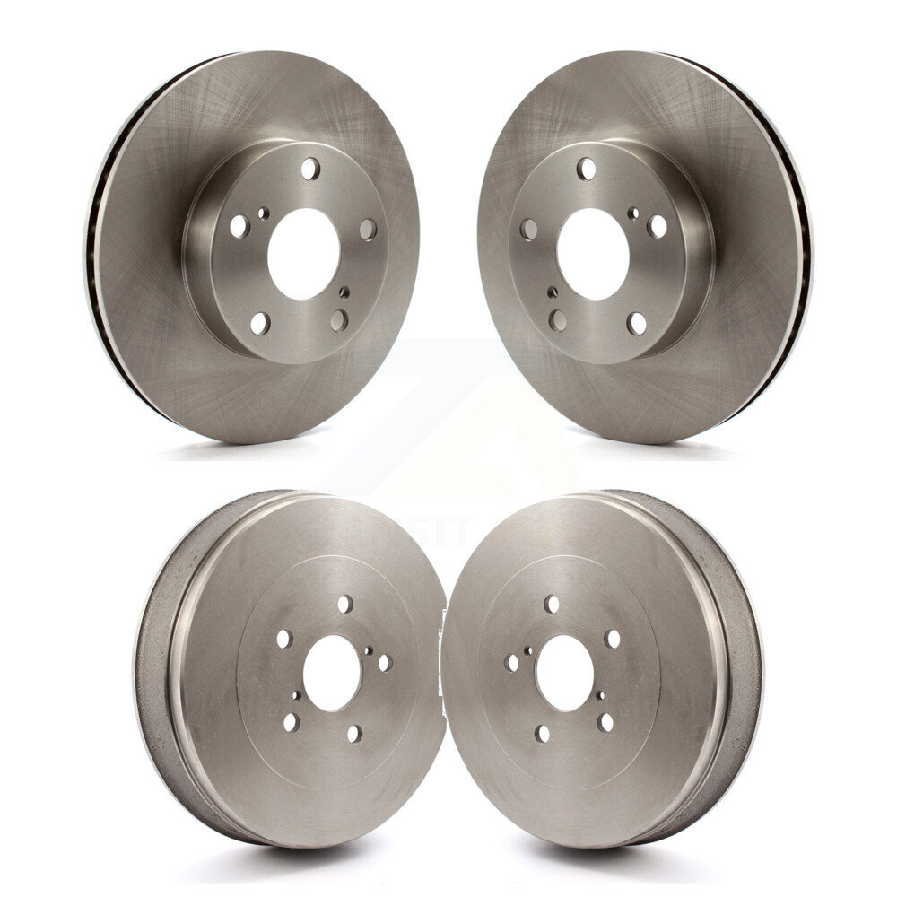 Front Rear Disc Brake Rotors Drums Kit For Toyota Tacoma With 5 Lug Wheels K8-102107