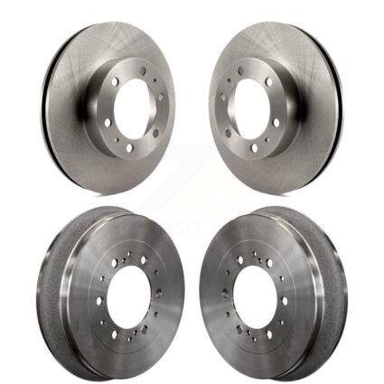 Front Rear Disc Brake Rotors Drums Kit For Toyota Tacoma K8-102108