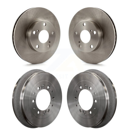 Front Rear Disc Brake Rotors Drums Kit For 2015 Toyota Tacoma 4WD With 5 Lug Wheels K8-102110