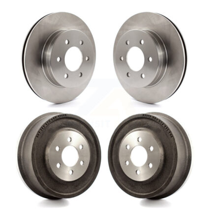 Front Rear Disc Brake Rotors Drums Kit For Dodge Dakota Durango K8-102112