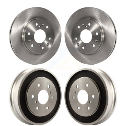 Front Rear Disc Brake Rotors Drums Kit For Chevrolet GMC Silverado 1500 Sierra Classic K8-102116