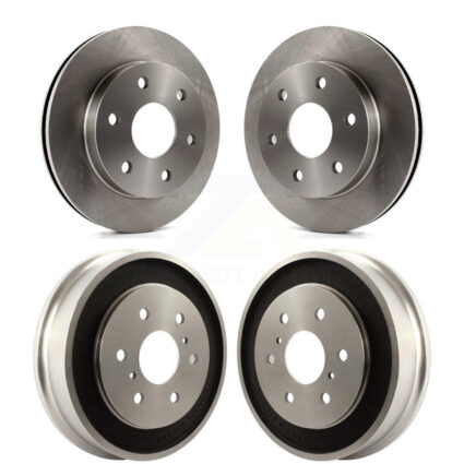 Front Rear Disc Brake Rotors Drums Kit For Chevrolet GMC Silverado 1500 Sierra Classic K8-102117