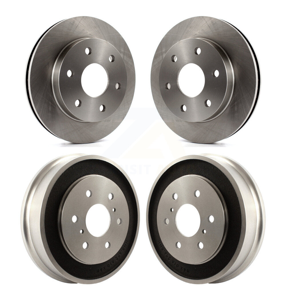 Front Rear Disc Brake Rotors Drums Kit For Chevrolet GMC Silverado 1500 Sierra Classic K8-102117