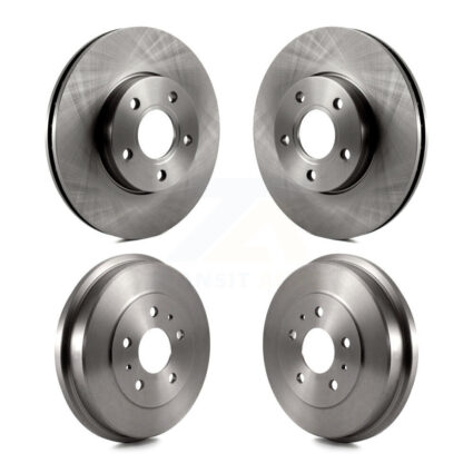 Front Rear Disc Brake Rotors Drums Kit For Ford Focus K8-102118