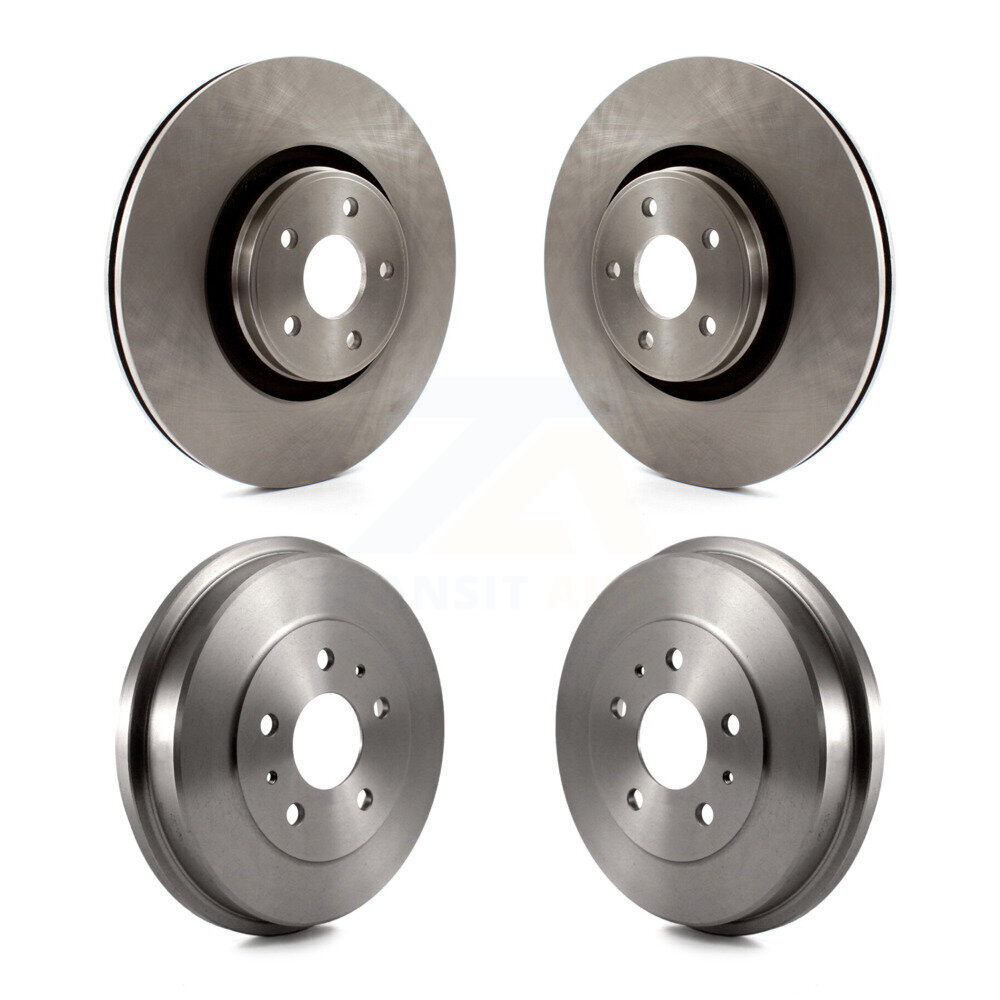Front Rear Disc Brake Rotor Drum Kit For 2013-2018 Ford Focus ST With 335mm Diameter K8-102119