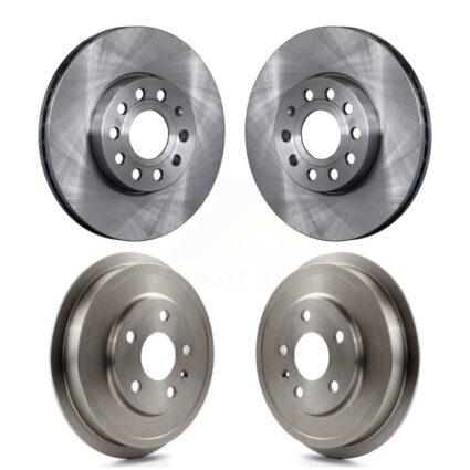 Front Rear Disc Brake Rotors Drums Kit For Volkswagen Jetta Beetle K8-102121