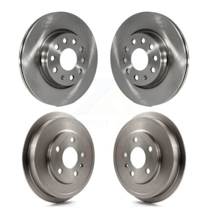 Front Rear Brake Rotor Drum Kit For 11-12 Volkswagen Jetta With 280mm Diameter K8-102122
