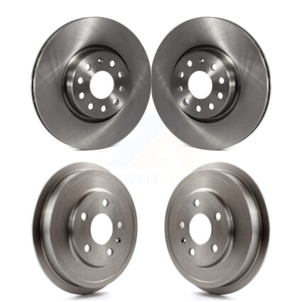 Front Rear Disc Brake Rotors Drums Kit For Volkswagen Jetta Beetle K8-102123