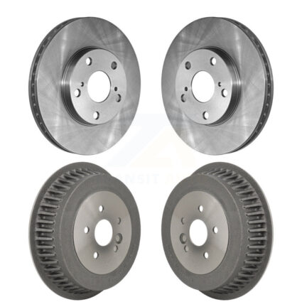 Front Rear Disc Brake Rotors Drums Kit For 1998-2003 Toyota Sienna K8-102129