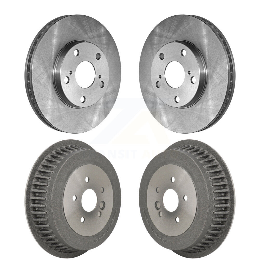 Front Rear Disc Brake Rotors Drums Kit For 1998-2003 Toyota Sienna K8-102129