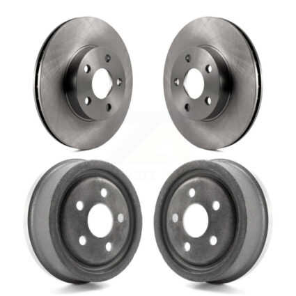 Front Rear Brake Rotors Drums Kit For Chevrolet Cavalier Pontiac Sunfire Grand Am Sunbird K8-102130