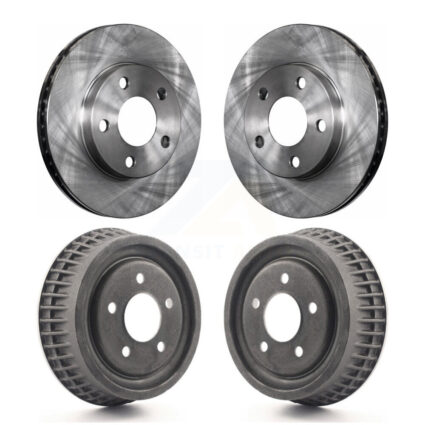 Front Rear Brake Rotor Drum Kit For Pontiac Grand Am Chevrolet Malibu Oldsmobile Alero K8-102134