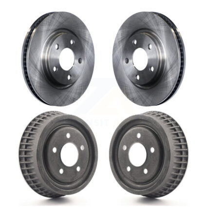 Front Rear Disc Brake Rotors Drums Kit For 2005 Pontiac Montana AWD K8-102136