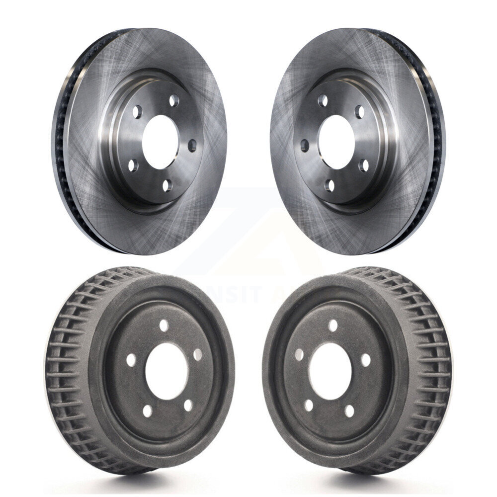 Front Rear Disc Brake Rotors Drums Kit For 2005 Pontiac Montana AWD K8-102136