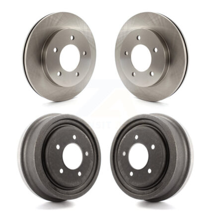 Front Rear Disc Brake Rotors Drums Kit For Ford F-150 4WD K8-102142