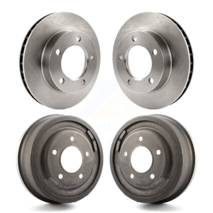 Front Rear Disc Brake Rotors Drums Kit For Ford F-150 Bronco K8-102143