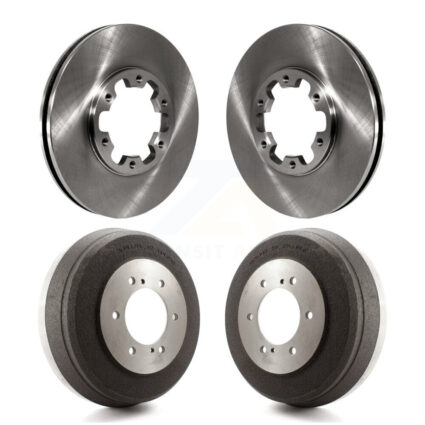 Front Rear Disc Brake Rotors Drums Kit For Nissan Pathfinder INFINITI QX4 K8-102151