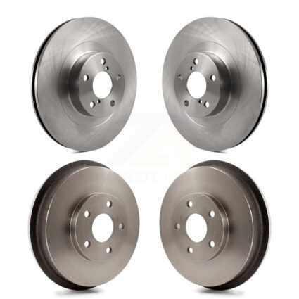 Front Rear Disc Brake Rotors Drums Kit For Subaru Forester Impreza K8-102155