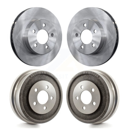 Front Rear Disc Brake Rotors Drums Kit For 2002 Jeep Liberty K8-102157