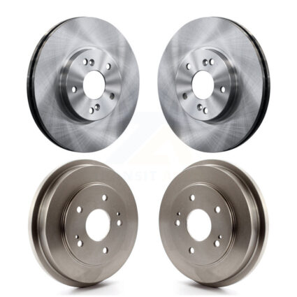 Front Rear Disc Brake Rotors Drums Kit For Honda Accord K8-102161