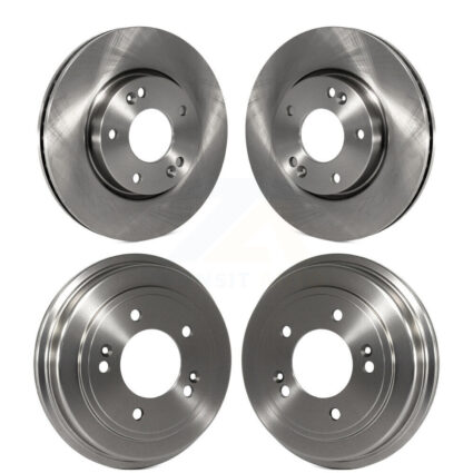 Front Rear Disc Brake Rotors Drums Kit For Hyundai Elantra K8-102163