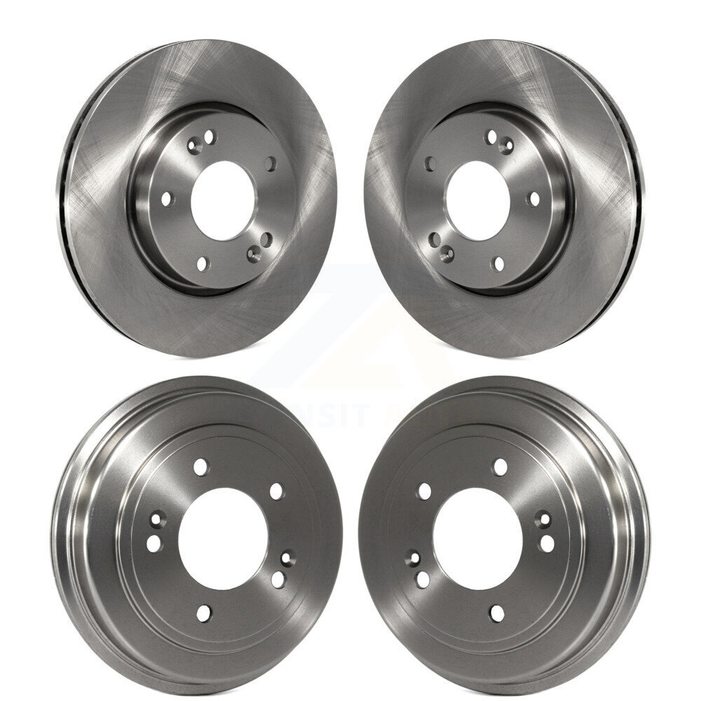 Front Rear Disc Brake Rotors Drums Kit For Hyundai Elantra K8-102163