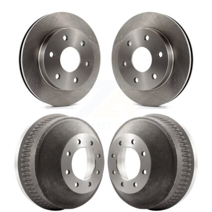 Front Rear Brake Rotors Drums Kit For 2000 Chevrolet Suburban 1500 With 13″ Diameter Drum K8-102166