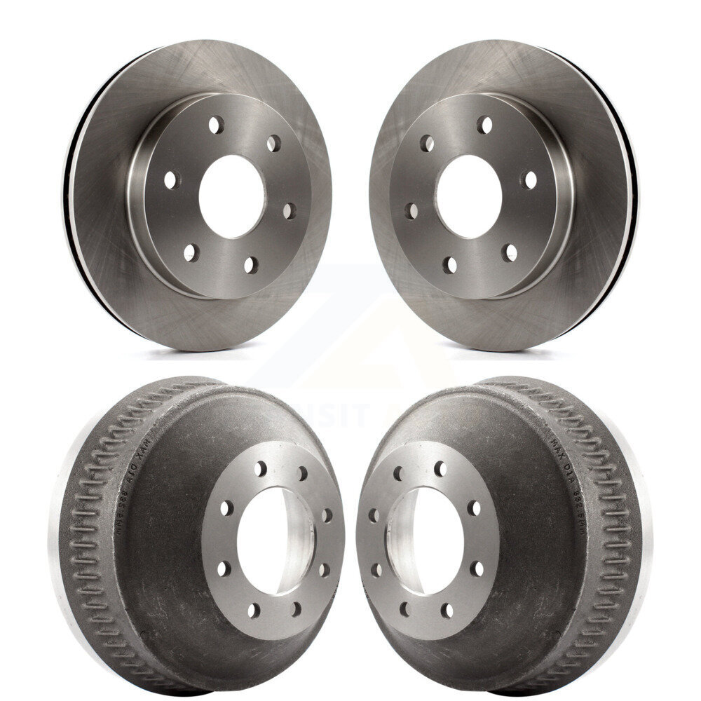 Front Rear Brake Rotors Drums Kit For 2000 Chevrolet Suburban 1500 With 13" Diameter Drum K8-102166