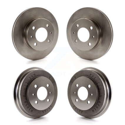 Front Rear Disc Brake Rotors Drums Kit For Hyundai Accent K8-102167