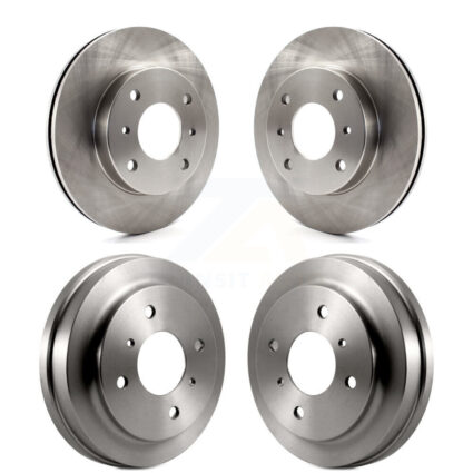 Front Rear Disc Brake Rotors Drums Kit For Nissan Sentra 1.8L K8-102169