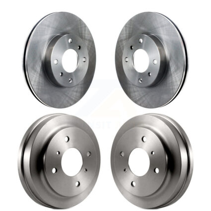 Front Rear Disc Brake Rotors Drums Kit For Nissan Sentra 2.0L K8-102170