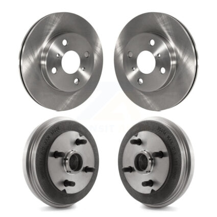 Front Rear Disc Brake Rotors Drums Kit For Toyota Tercel Paseo K8-102172