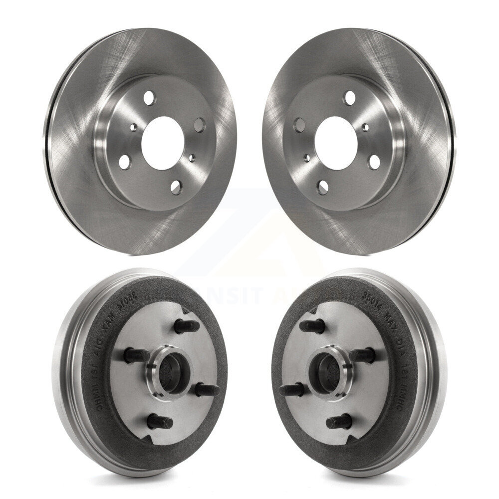 Front Rear Disc Brake Rotors Drums Kit For Toyota Tercel Paseo K8-102172