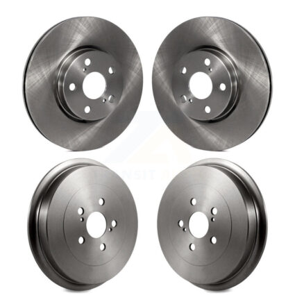 Front Rear Disc Brake Rotors Drums Kit For Toyota Corolla K8-102173