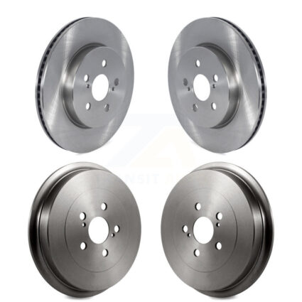 Front Rear Disc Brake Rotors Drums Kit For 2019 Toyota Corolla 2.0L K8-102174