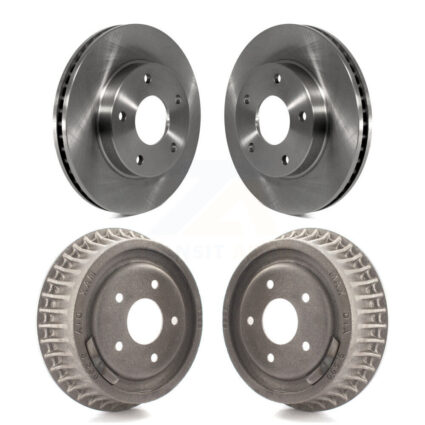 Front Rear Disc Brake Rotors Drums Kit For Chevrolet S10 Isuzu Hombre K8-102182