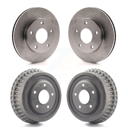 Front Rear Disc Brake Rotors Drums Kit For Chevrolet GMC S10 S15 Blazer Jimmy Sonoma Buick K8-102184