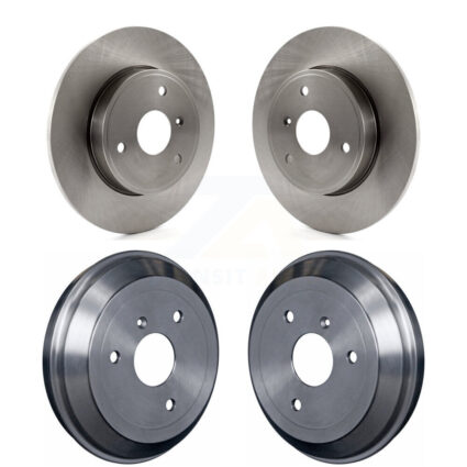 Front Rear Disc Brake Rotors Drums Kit For Smart Fortwo K8-102185