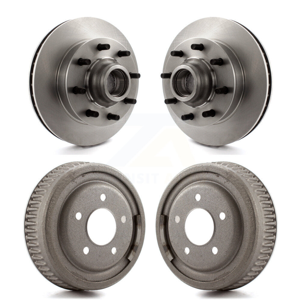 Front Rear Disc Brake Rotors Drums Kit For Chevrolet Tahoe GMC Yukon C1500 Suburban K8-102188