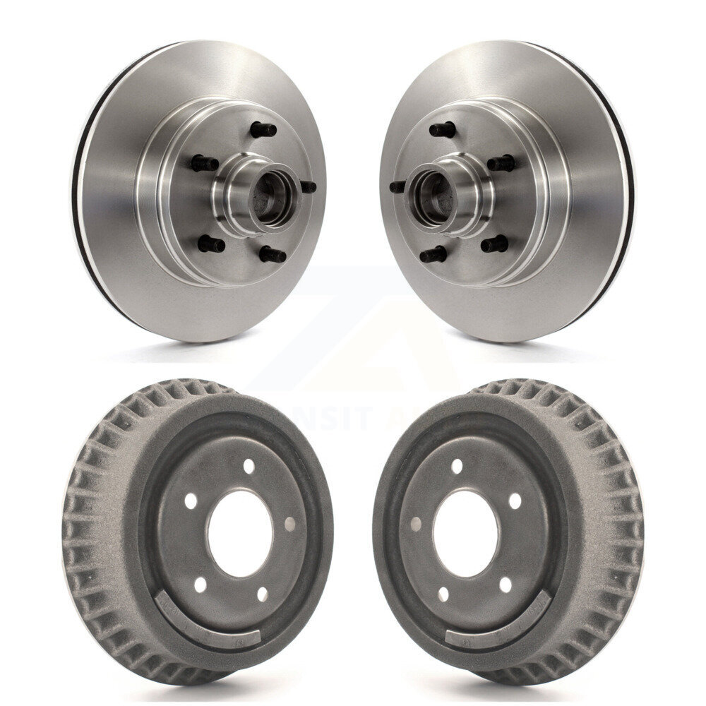 Front Rear Disc Brake Rotors Drums Kit For Chevrolet Astro GMC Safari K8-102199