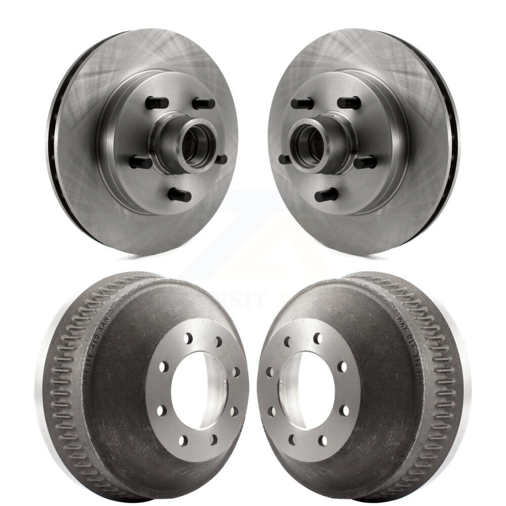 Front Rear Disc Brake Rotor Drum Kit For 1998-1999 C1500 Suburban Chevrolet GMC GAS engine K8-102215