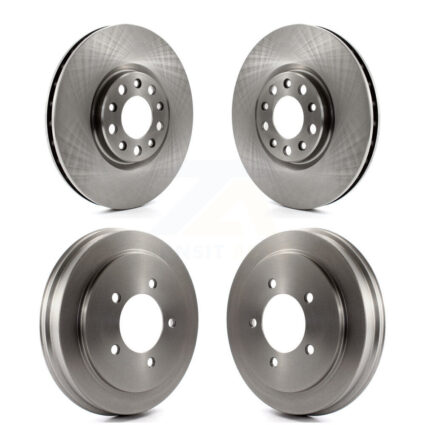 Front Rear Disc Brake Rotor Drum Kit For 2017 Jeep Compass With 305mm Diameter K8-102228