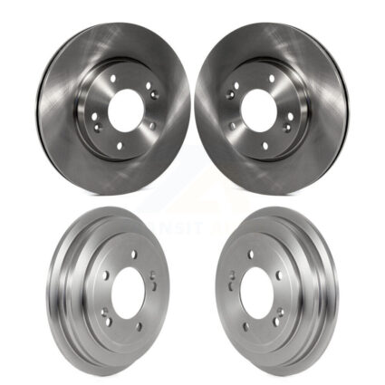 Front Rear Disc Brake Rotors Drums Kit For Hyundai Elantra Venue K8-102230