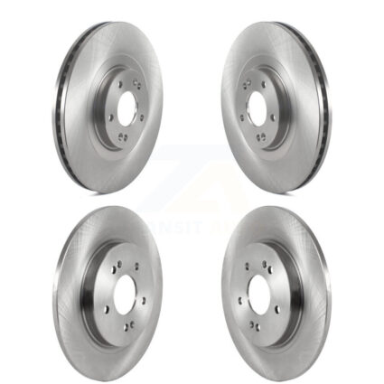 Front Rear Disc Brake Rotors Kit For 2020-2024 Hyundai Palisade Kia Telluride K8-102243