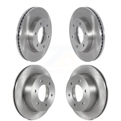 Front Rear Disc Brake Rotors Kit For Ford Ranger Bronco K8-102244