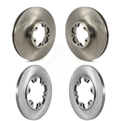 Front Rear Disc Brake Rotors Kit For Ford Transit-350 HD K8-102252