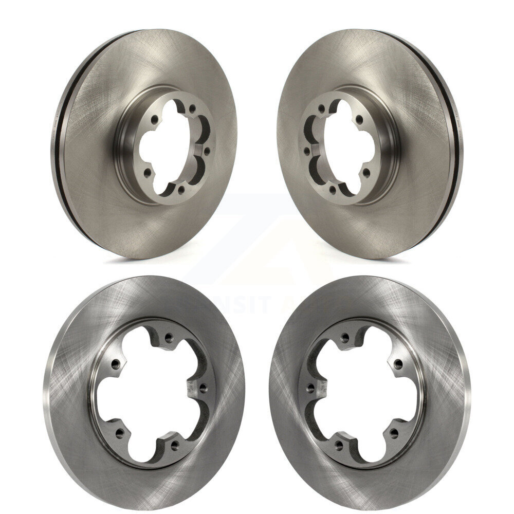 Front Rear Disc Brake Rotors Kit For 2016 Ford Transit-350 HD With 5 Lug Wheels K8-102253