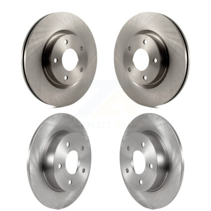 Front Rear Disc Brake Rotors Kit For 2019-2023 Nissan Altima With Electric Parking K8-102271