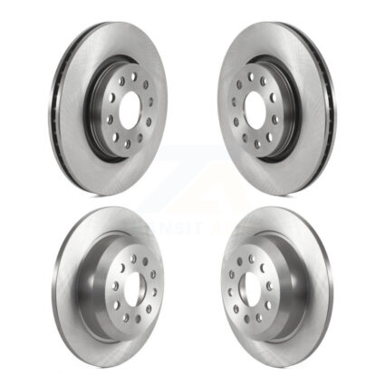 Front Rear Brake Rotors Kit For Jeep Wrangler With Heavy Duty Brakes Code BR2 & BR6 K8-102280